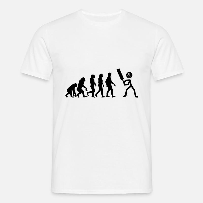 Drôle d’évolution de cricket - T-shirt Homme - blanc