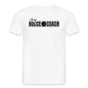 Entraîneur de pétanque sexy - Joueur de pétanque Joueur de boccia - T-shirt homme - blanc - Devant - AI Model Male 178 dark (178cm)