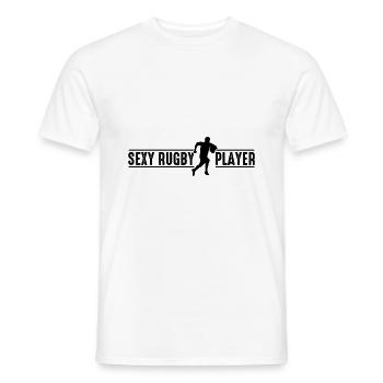 Sexy Rugby Player - Männer T-Shirt - Weiß - Vorne - AI Model Male 178 dark (178cm)