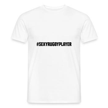#SexyRugbyPlayer - Sexy Rugby Player - Männer T-Shirt - Weiß - Vorne - AI Model Male 178 dark (178cm)