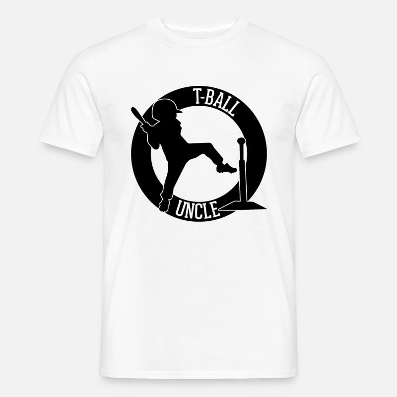T-Ball Uncle Teeball Uncle - Männer T-Shirt - Weiß
