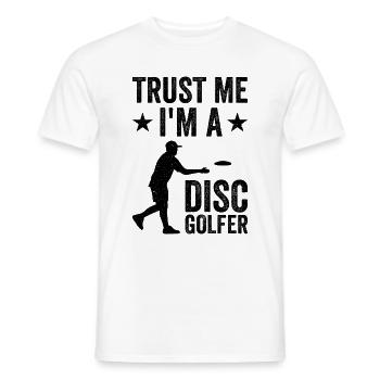 Disc Golf - Trust me I'm a Disc Golfer - Männer T-Shirt - Weiß - Vorne - AI Model Male 178 dark (178cm)