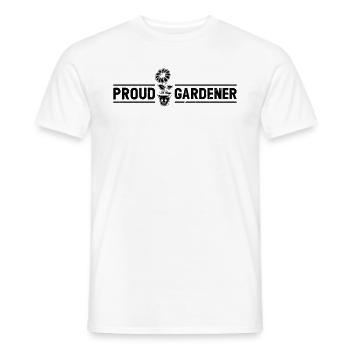 Gardening Hobby Gardener - Proud Gardener - Männer T-Shirt - Weiß - Vorne - AI Model Male 178 dark (178cm)