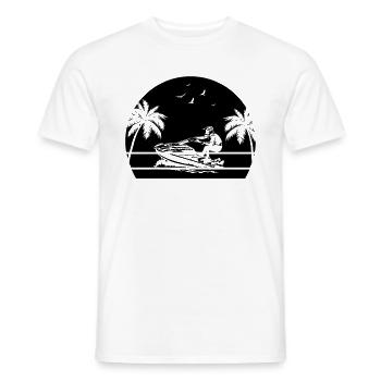Jetski jet ski Jetski Lover Jetski Racing - Men's T-Shirt - white - Front - AI Model Male 178 dark (178cm)