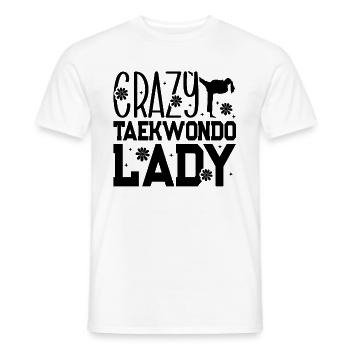 Folle Taekwondo Lady - T-shirt homme - blanc - Devant - AI Model Male 178 dark (178cm)