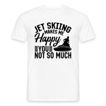 Le jetski me rend heureux pas tant que ça - Jetski - T-shirt homme - blanc - Devant - AI Model Male 178 dark (178cm)
