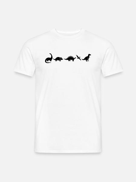 Dinosaur T-Rex Dinosaur T-Rex Dino Lover - Männer T-Shirt - Weiß