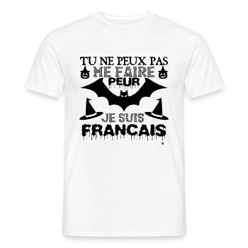 Happy Halloween - jour de Halloween - T-shirt homme - blanc - Devant - AI Model Male 178 dark (178cm)