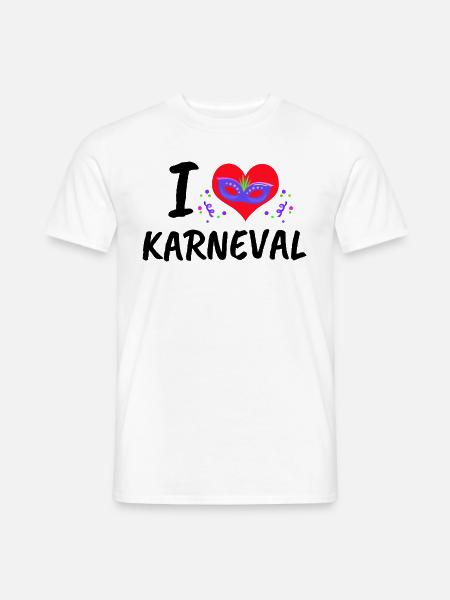 Karneval - Männer T-Shirt - Weiß