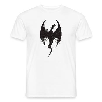 Dragon - Men's T-Shirt - white - Front - AI Model Male 178 dark (178cm)