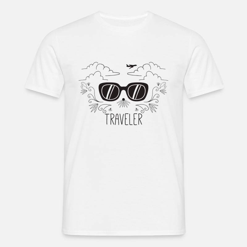 Reise - Männer T-Shirt - Weiß