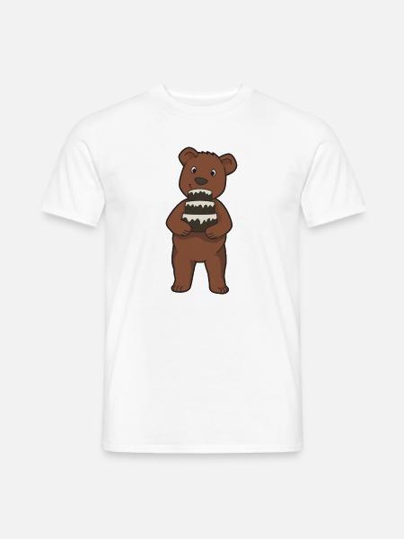 Gâteau d'ours - T-shirt homme - blanc