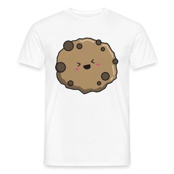 Keks Kawaii - Männer T-Shirt - Weiß - Vorne - AI Model Male 178 dark (178cm)