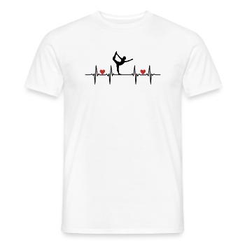 yogamatte yogalehrer yogaposition entspannung yoga - Männer T-Shirt - Weiß - Vorne - AI Model Male 178 dark (178cm)