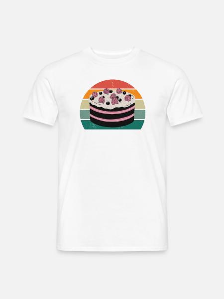 Bäckerin Bäckerei Kuchen Torten Backware Backen - Männer T-Shirt - Weiß