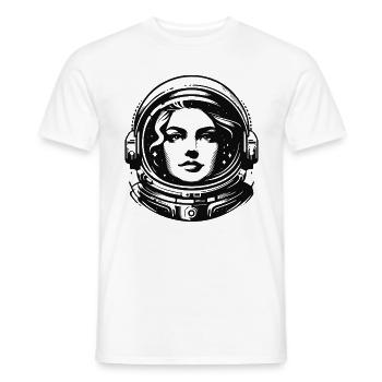 Astronauten, Cosmonaut – Eroberer des Weltalls - Männer T-Shirt - Weiß - Vorne - AI Model Male 178 dark (178cm)