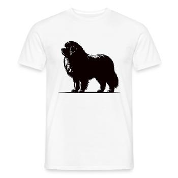 Newfoundland – Perfect for all dog lovers - Men's T-Shirt - white - Front - AI Model Male 178 dark (178cm)