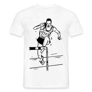 Haies - Haies - T-shirt homme - blanc - Devant - AI Model Male 178 dark (178cm)