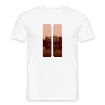 Nature - Men's T-Shirt - white - Front - AI Model Male 178 dark (178cm)