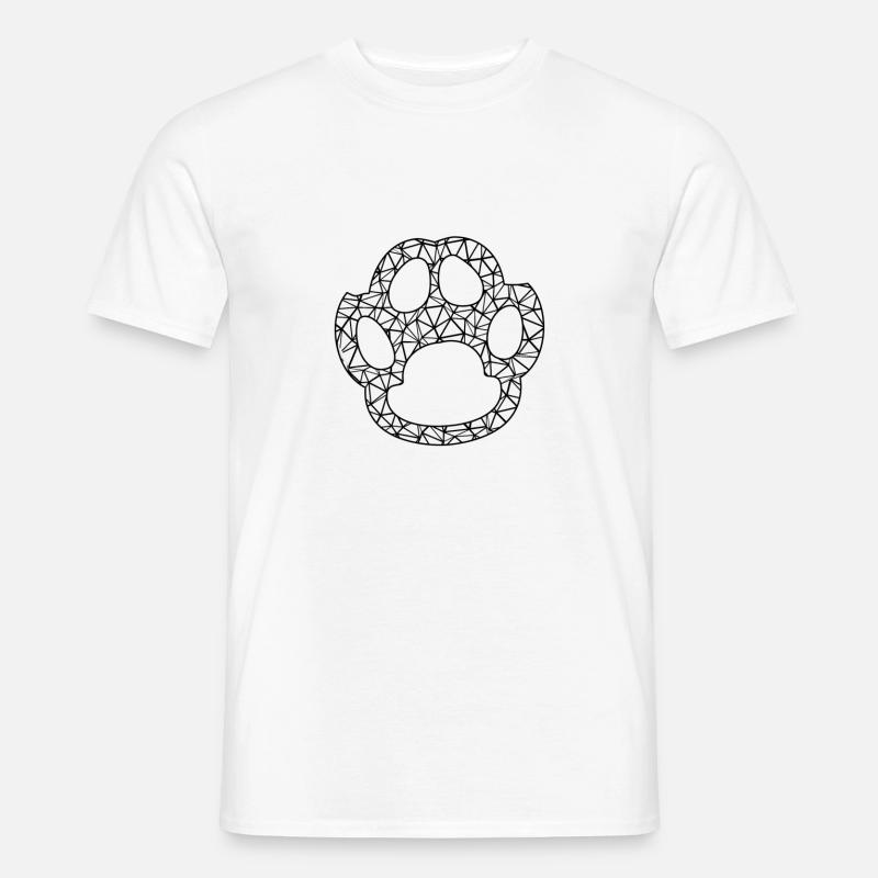 Katze - Männer T-Shirt - Weiß