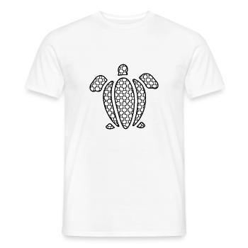 Turtle - Men's T-Shirt - white - Front - AI Model Male 178 dark (178cm)