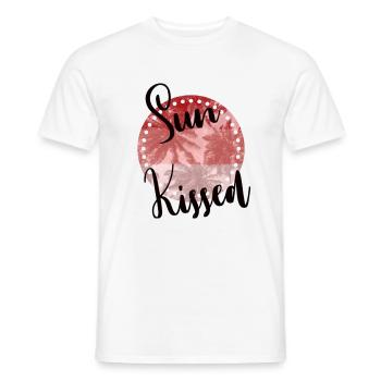 Sommer - Männer T-Shirt - Weiß - Vorne - AI Model Male 178 dark (178cm)