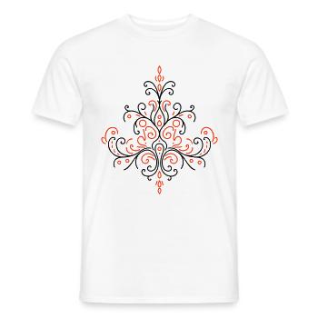 Ornament Boho - Männer T-Shirt - Weiß - Vorne - AI Model Male 178 dark (178cm)