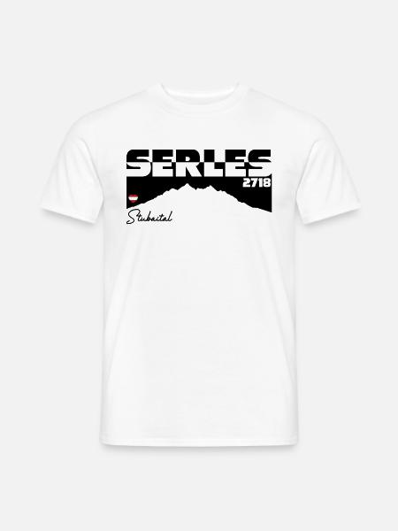 Serles Stubaital 7 Summits Gipfel Austria Flagge - Männer T-Shirt - Weiß