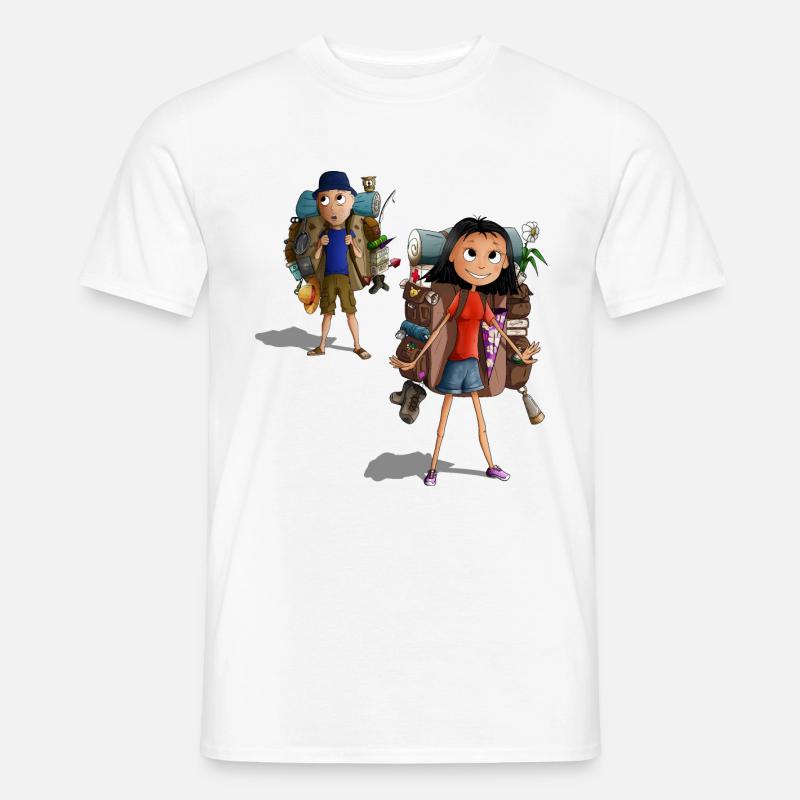 Dang-Kieu Vincent auf einer Reise - Männer T-Shirt - Weiß