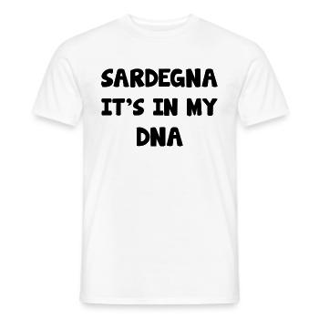Sardinia Hipster - Men's T-Shirt - white - Front - AI Model Male 178 dark (178cm)