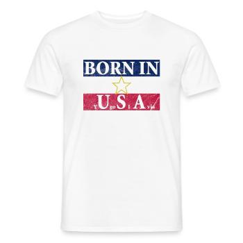 Born In Yugoslavia - Men's T-Shirt - white - Front - AI Model Male 178 dark (178cm)