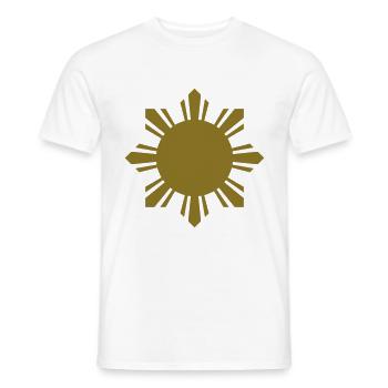 philippine sun - Männer T-Shirt - Weiß - Vorne - AI Model Male 178 dark (178cm)