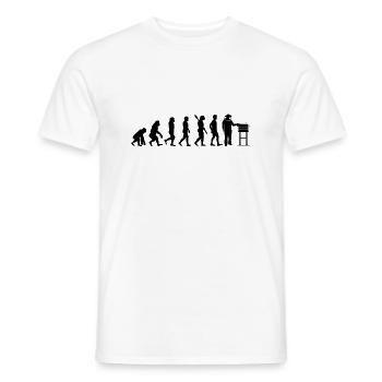 Cadeau de miel abeille abeille apiculteur - T-shirt homme - blanc - Devant - AI Model Male 178 dark (178cm)