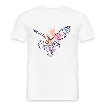 Aigle volant - T-shirt homme - blanc - Devant - AI Model Male 178 dark (178cm)