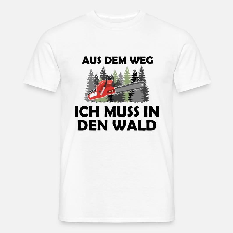Förster - Männer T-Shirt - Weiß