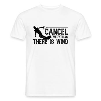 Funny Wakeboard - Annulez tout ce qu’il y a - T-shirt homme - blanc - Devant - AI Model Male 178 dark (178cm)