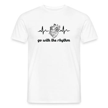 Nurse Cardiology Cardiac Nurse - Men's T-Shirt - white - Front - AI Model Male 178 dark (178cm)