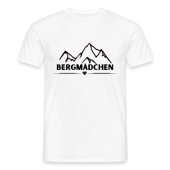 Bergmädchen - Männer T-Shirt - Weiß - Vorne - AI Model Male 178 dark (178cm)