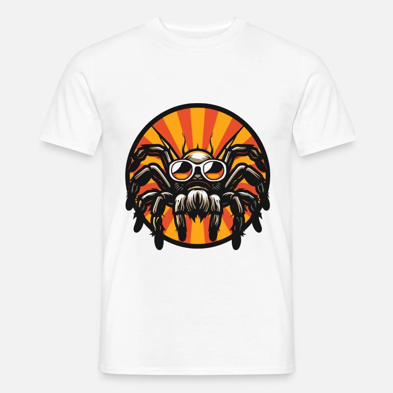 Tarantula Comic Cool Sommer - Männer T-Shirt - Weiß