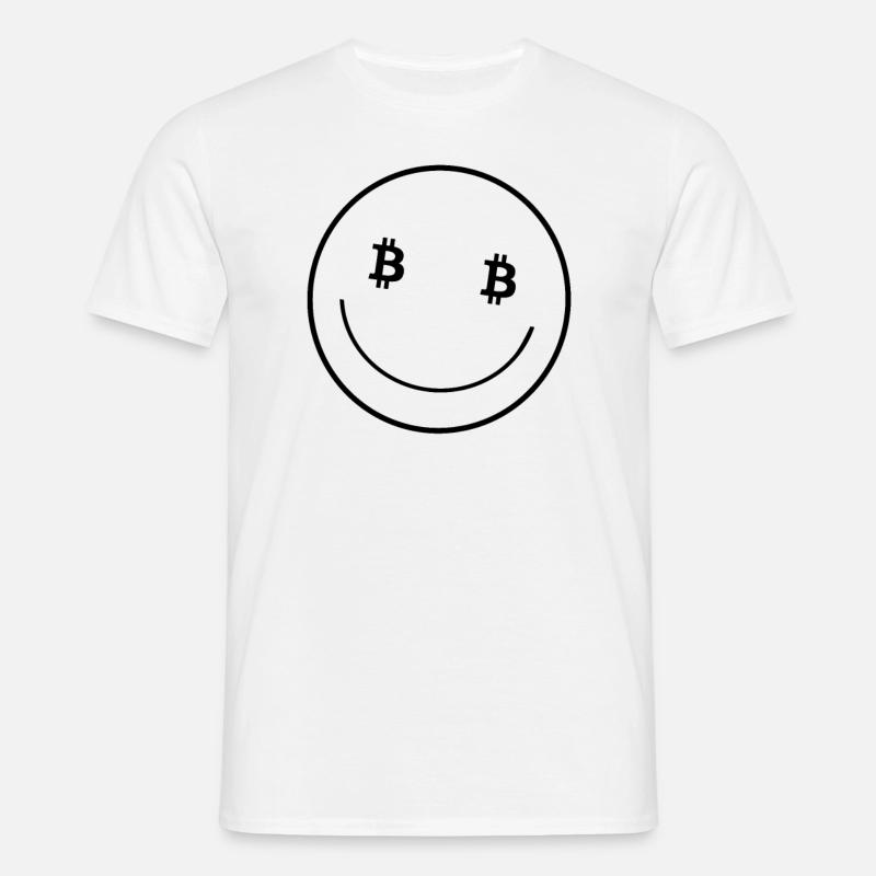 Bitcoin BTC Plan B In Crypto I Trust Geschenkidee - Männer T-Shirt - Weiß