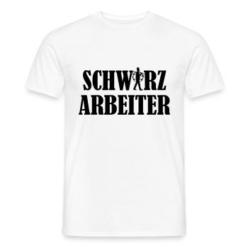 schornsteinfeger_032015_c_1c - Männer T-Shirt - Weiß - Vorne - AI Model Male 178 dark (178cm)