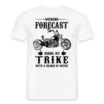 Trike - Men's T-Shirt - white - Front - AI Model Male 178 dark (178cm)