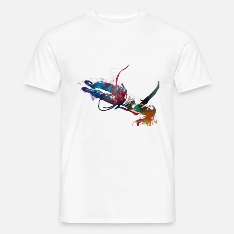 Bungee-Sprung #bungee - Männer T-Shirt - Weiß