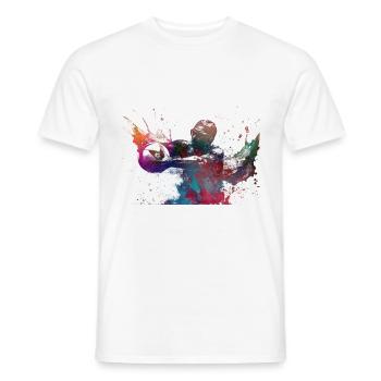 Wasserballsport #sport #waterpolo - Männer T-Shirt - Weiß - Vorne - AI Model Male 178 dark (178cm)