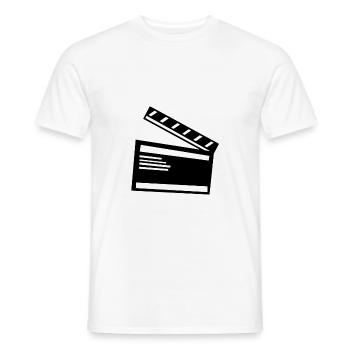 Clap film fans Films Star Corona protège-dents - T-shirt homme - blanc - Devant - AI Model Male 178 dark (178cm)