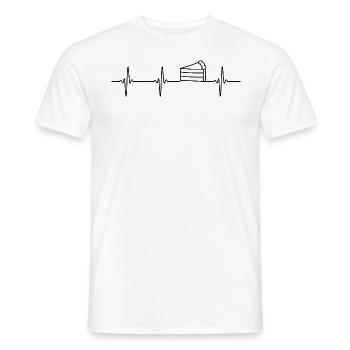 faire cuire au four - T-shirt homme - blanc - Devant - AI Model Male 178 dark (178cm)