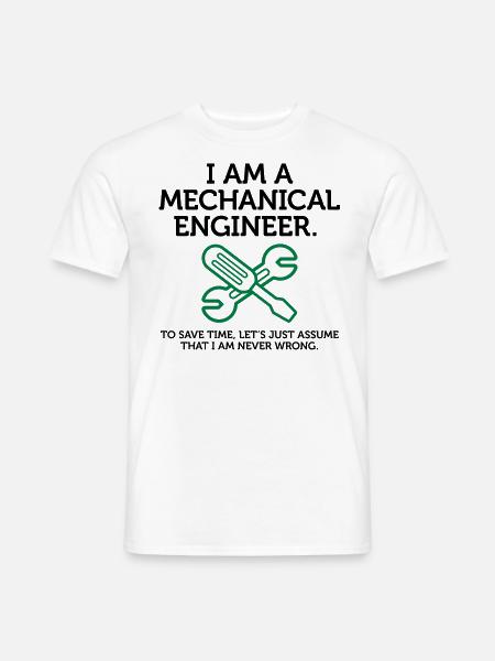 Soy ingeniero y yo siempre tengo la razón! - Camiseta hombre - blanco