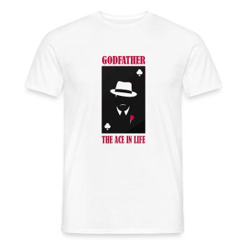 Gentlemen Godfather Godfather Sponsorship Uncle Godchild - Men's T-Shirt - white - Front - AI Model Male 178 dark (178cm)