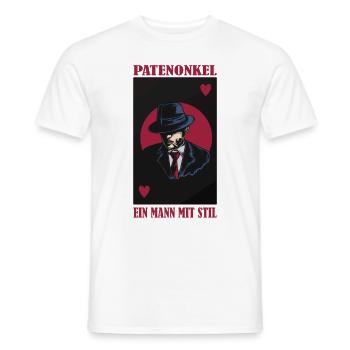 Gentlemen Godfather Godfather Sponsorship Uncle Godchild - Men's T-Shirt - white - Front - AI Model Male 178 dark (178cm)