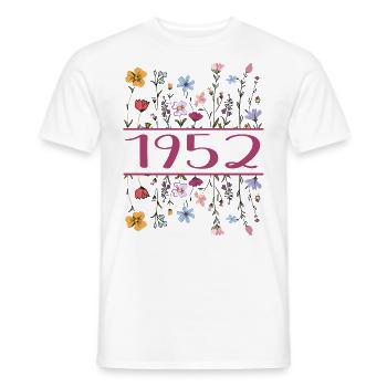 1952 Legendär Seit 1952 Geburtstag 1952 Frauen - Männer T-Shirt - Weiß - Vorne - AI Model Male 178 dark (178cm)